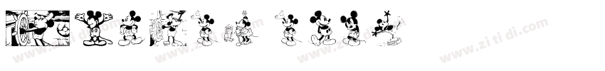 Mickey Ears字体转换